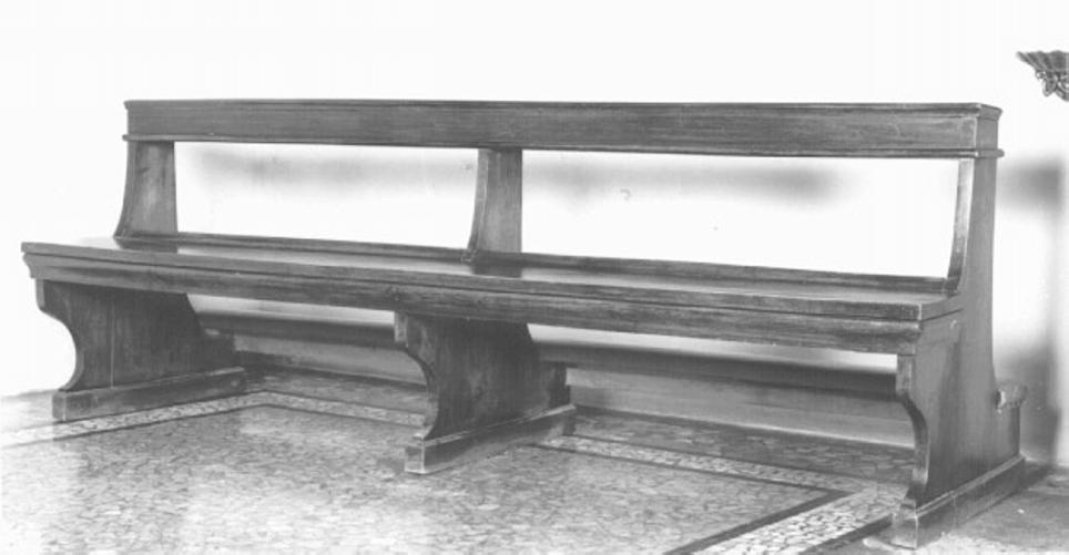 banco da chiesa - ambito veneto (sec. XIX)