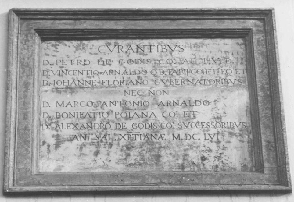 lapide - ambito veneto (sec. XVII)