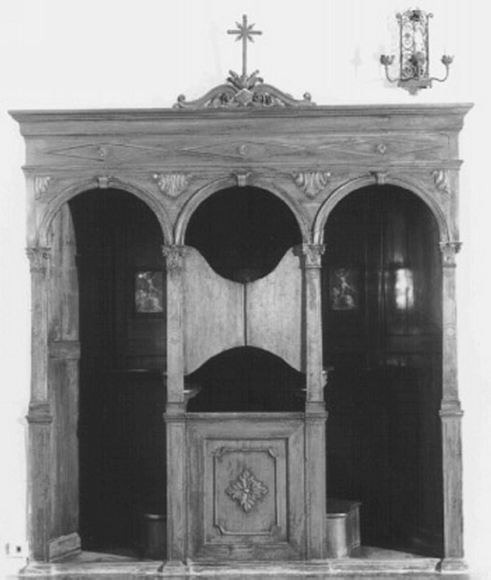 confessionale - ambito vicentino (sec. XIX)