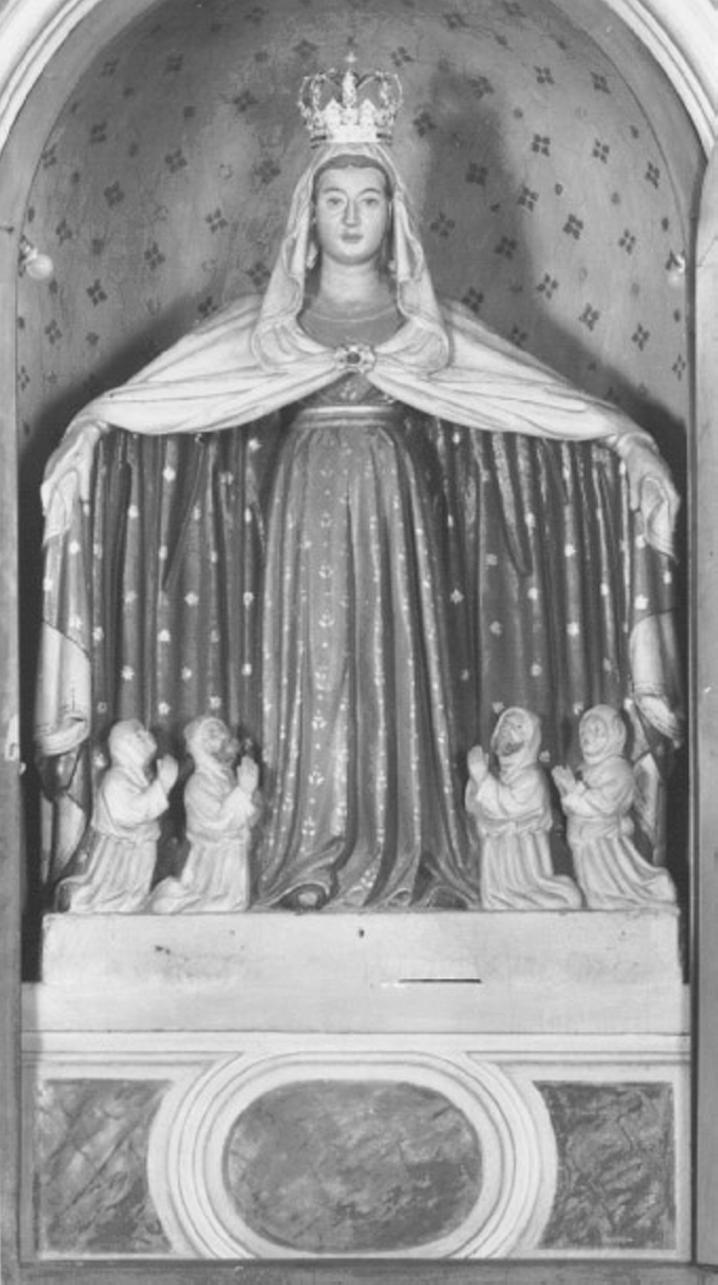 Madonna della Misericordia (scultura) di Niccolò da Venezia (cerchia) (sec. XV)