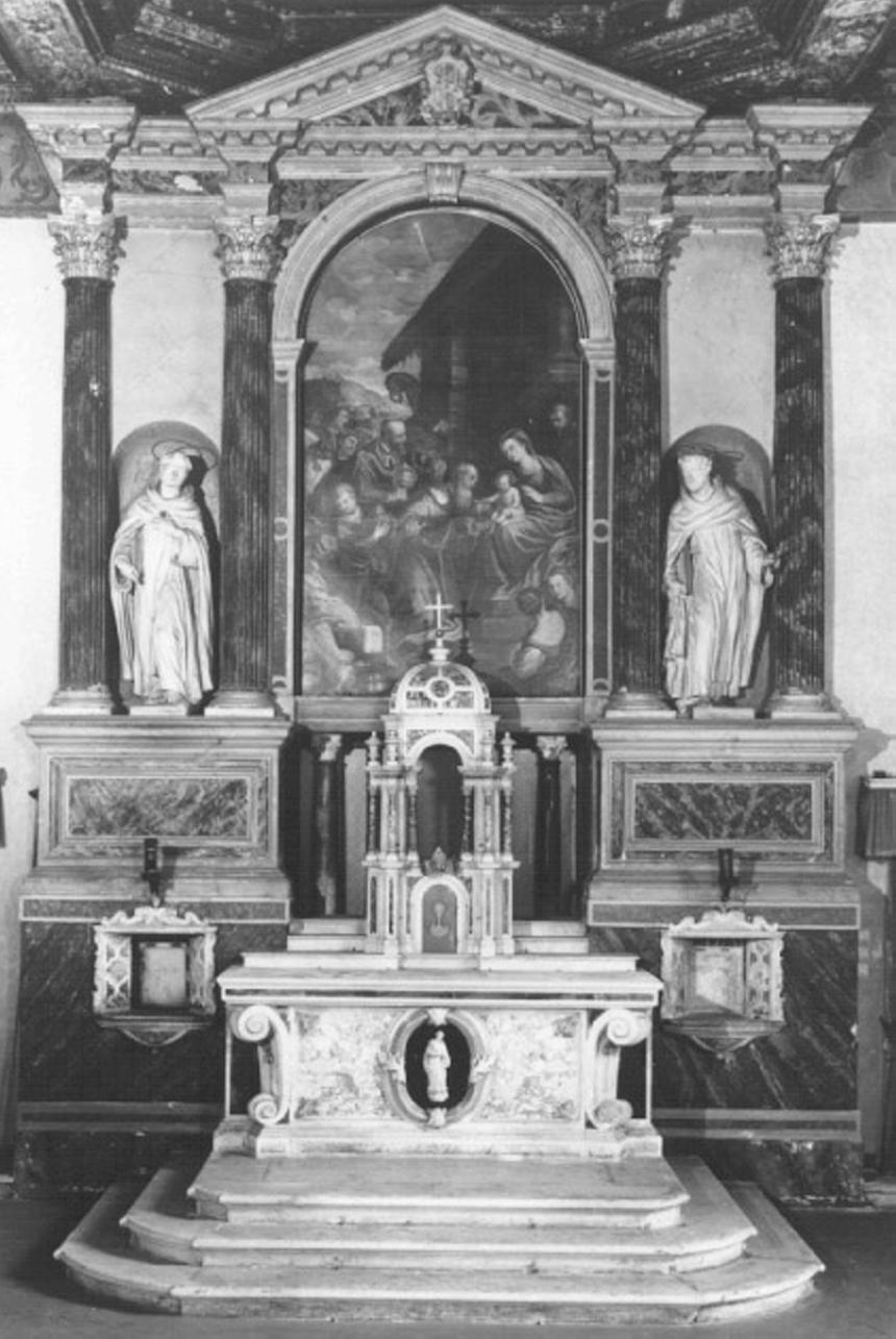 altare di Albanese Giovanni Battista (bottega) (sec. XVIII)