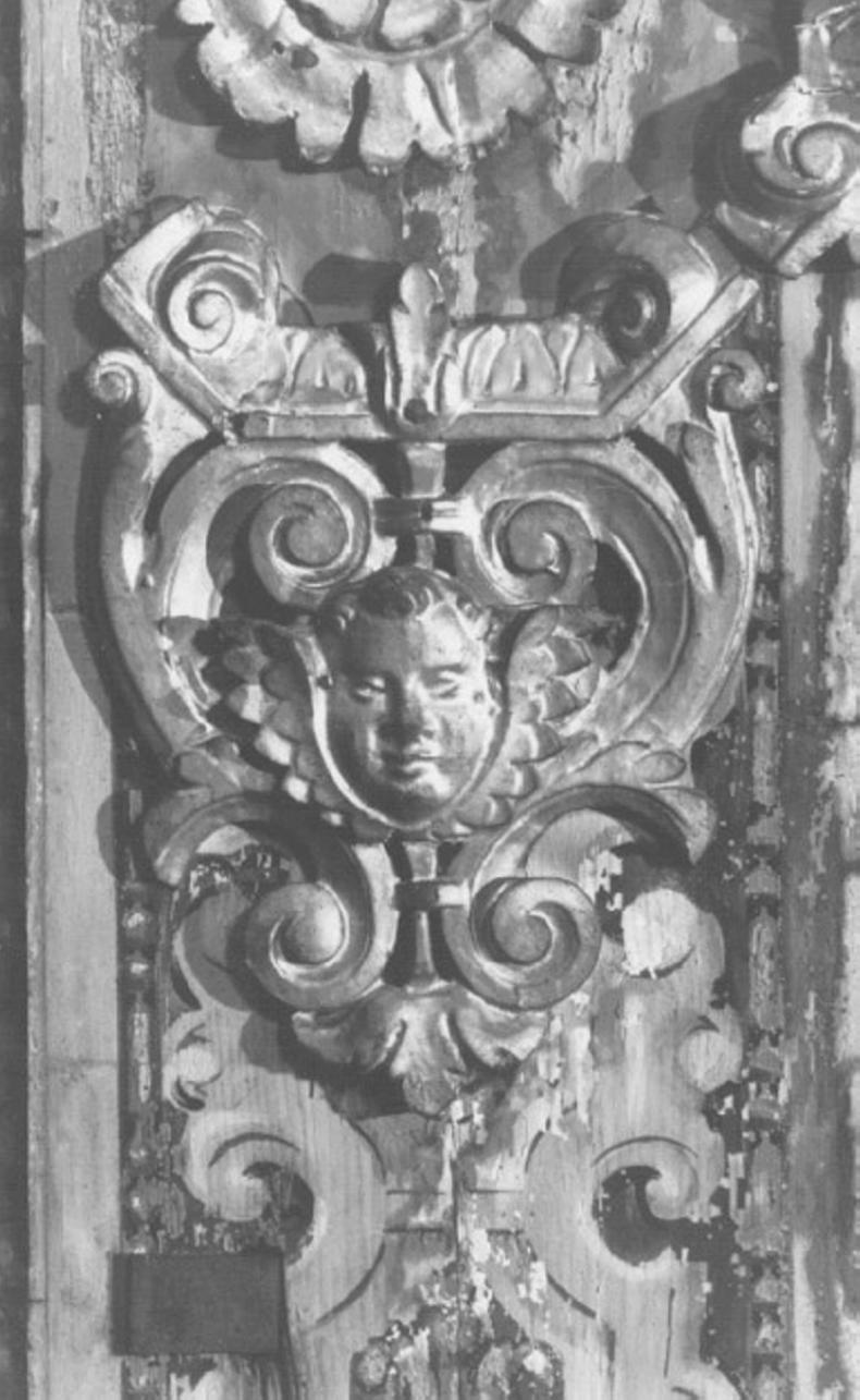 cherubino (decorazione plastica) di Bressan Giuseppe, Andrea Marangon (sec. XVII)