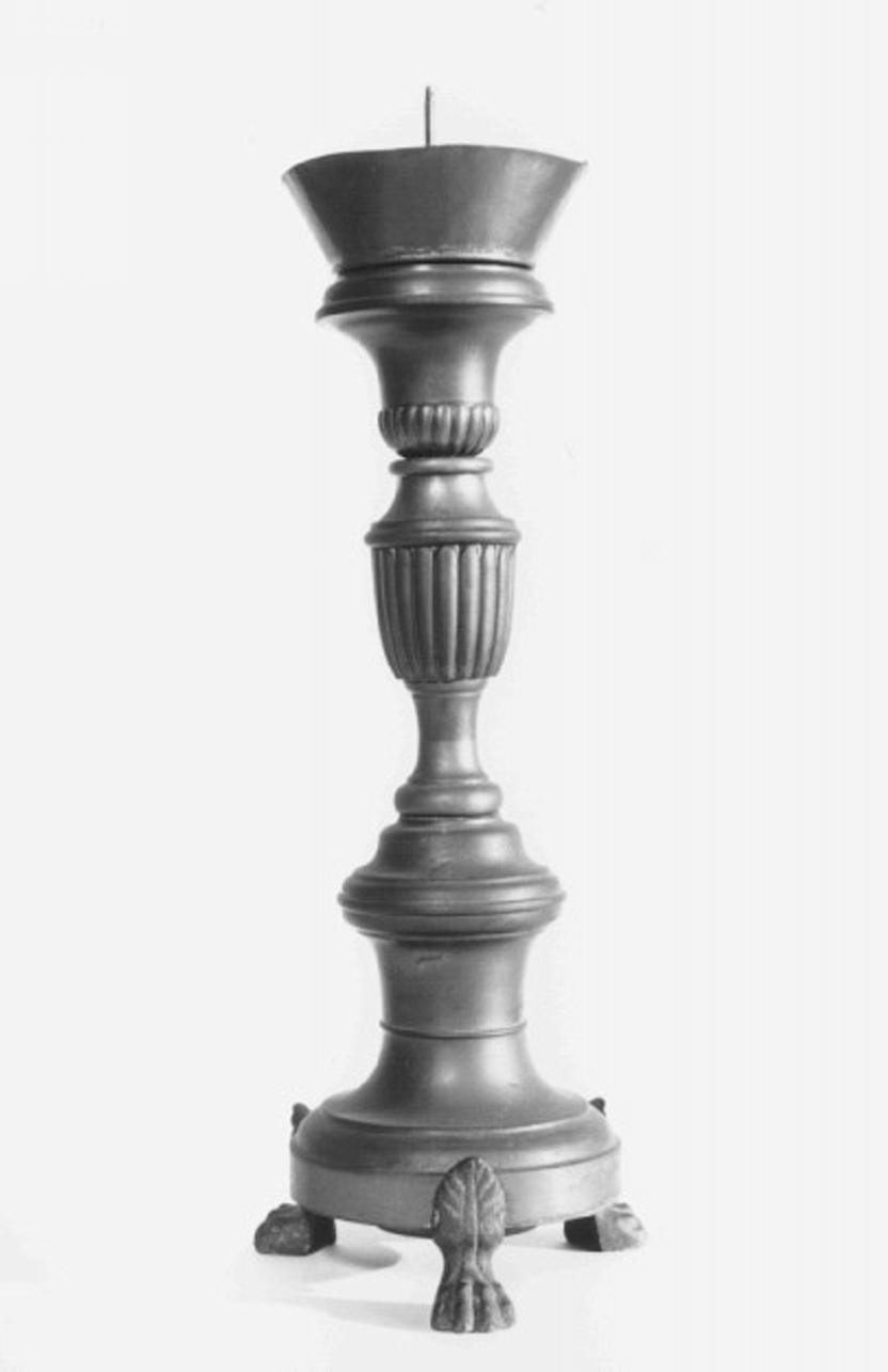 candeliere d'altare - ambito vicentino (sec. XIX)