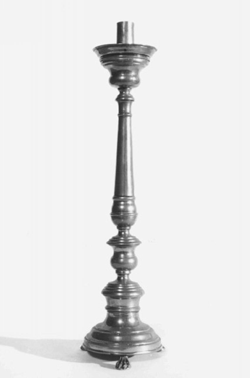 candeliere d'altare - ambito vicentino (prima metà sec. XX)