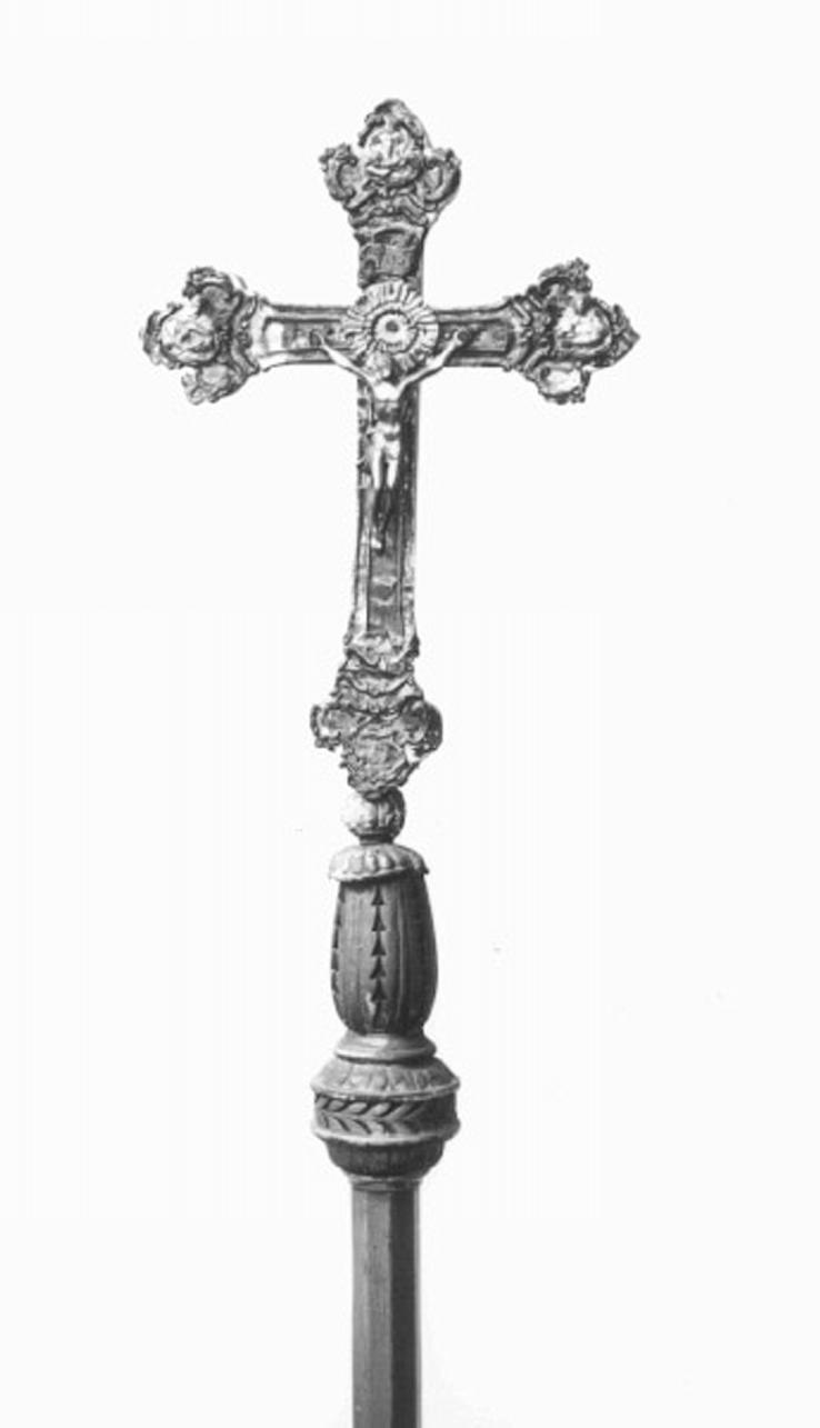 croce processionale - ambito veneto (fine/inizio secc. XVIII/ XIX)