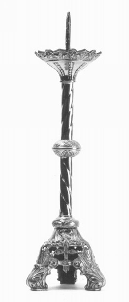 candeliere d'altare - ambito veneto (prima metà sec. XX)