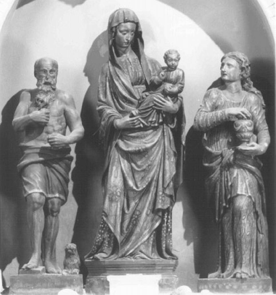 Madonna con Bambino e Santi (gruppo scultoreo) - ambito veneto (sec. XV)