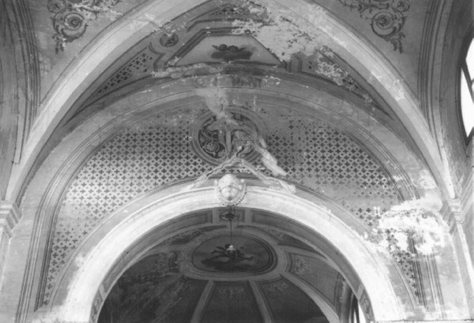 motivi decorativi geometrici (dipinto) di Giacomelli Lorenzo (fine sec. XIX)