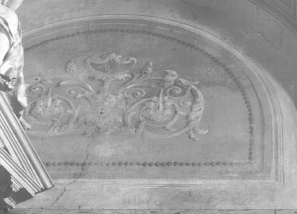 motivi decorativi a volute (dipinto) di Giacomelli Lorenzo (fine sec. XIX)