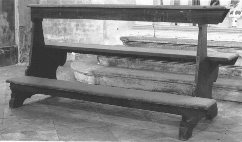 banco da chiesa - ambito veneto (secc. XIX/ XX)