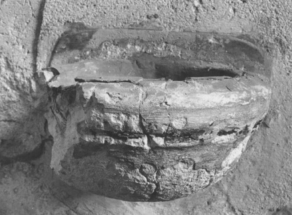 acquasantiera da parete - ambito veneto (sec. XIX)