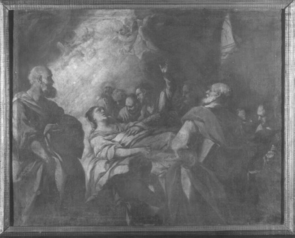 transito della Madonna (dipinto) di Pasqualotto Costantino detto Costantini (sec. XVIII)