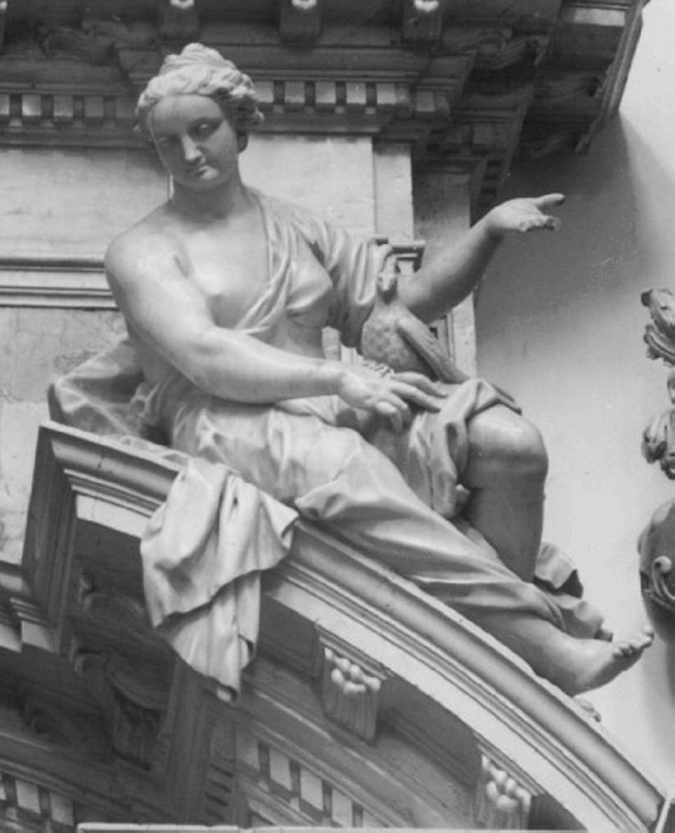 Virtù (statua) di Cassetti Giacomo (attribuito) (prima metà sec. XVIII)