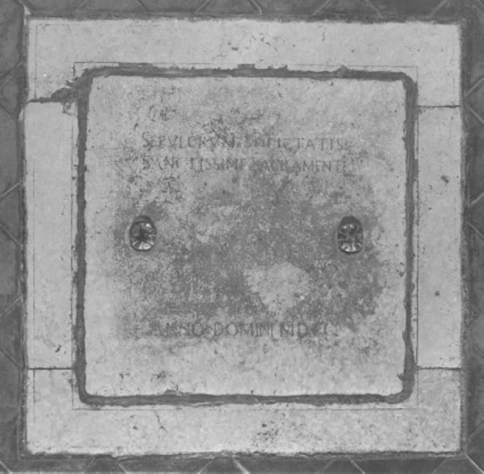 lastra tombale - ambito veneto (sec. XVIII)