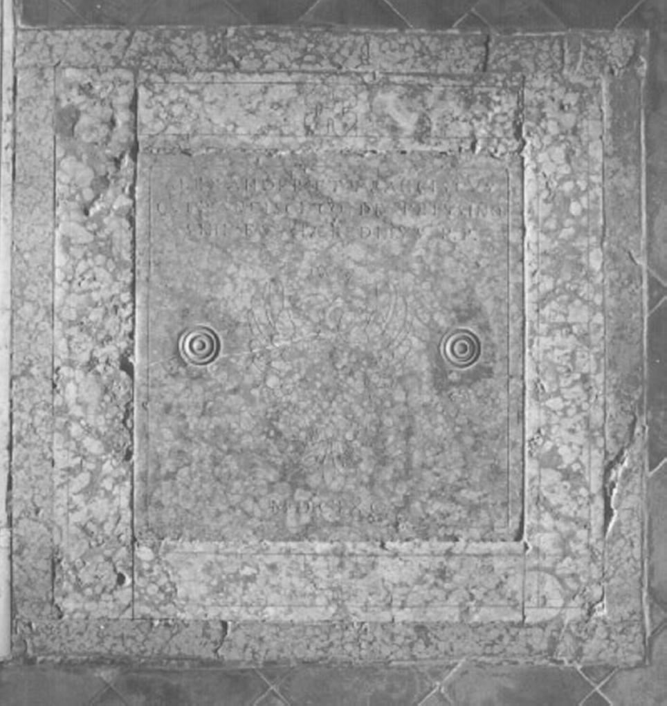 lastra tombale - ambito veneto (sec. XVII)