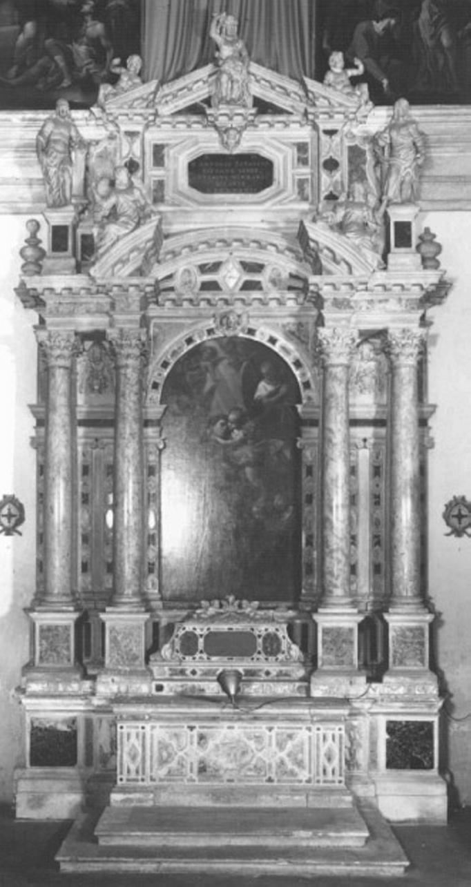 altare, insieme di Merlo Domenico, Merlo Federico (sec. XVII)