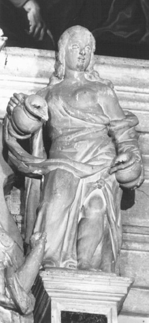 Temperanza (statua, elemento d'insieme) di Merlo Domenico, Merlo Federico (sec. XVII)