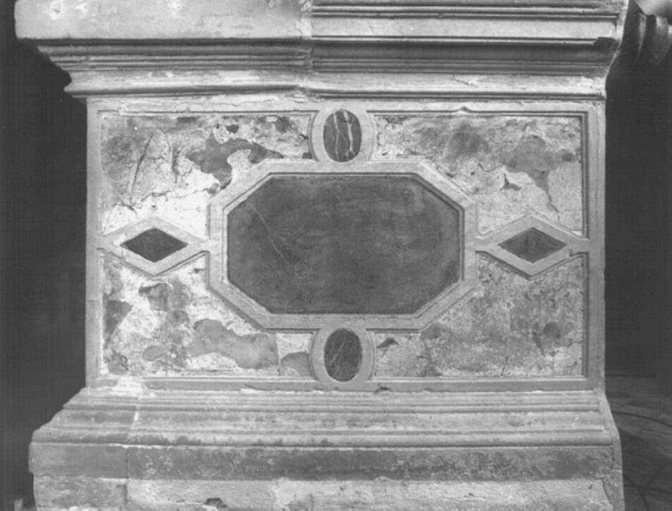 motivi decorativi geometrici (decorazione plastica, elemento d'insieme) di Merlo Domenico, Merlo Federico (sec. XVII)