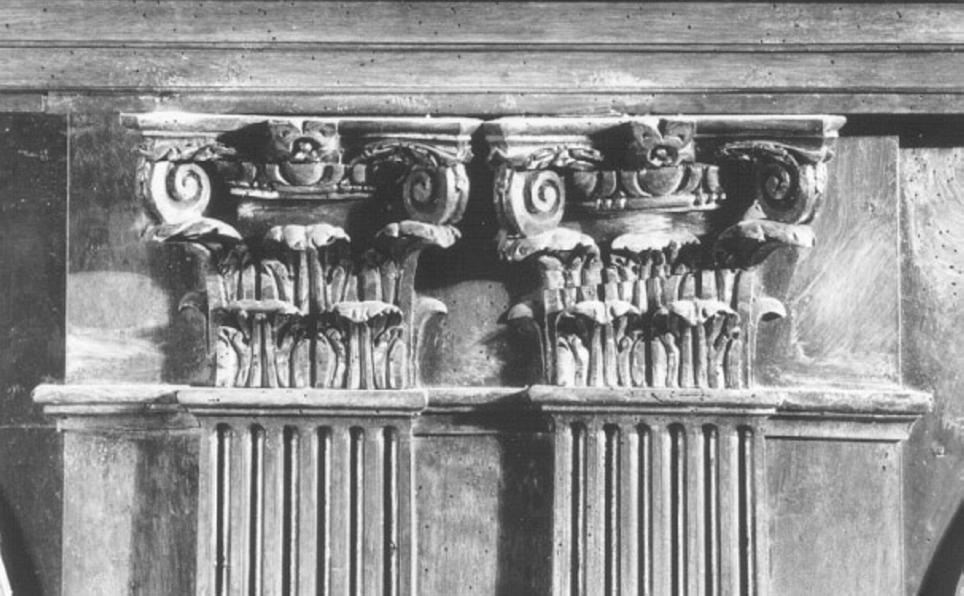capitello corinzio, serie di Olivieri Francesco (sec. XVII)