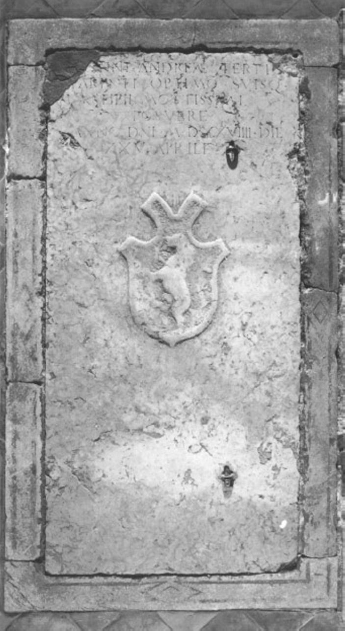 lastra tombale - ambito veneto (sec. XVI)