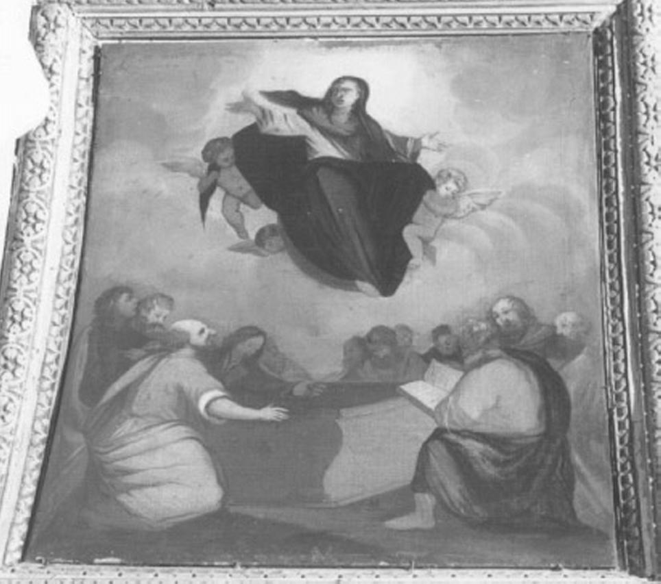 assunzione della Madonna (dipinto, elemento d'insieme) di Maganza Alessandro (maniera) (sec. XVII)