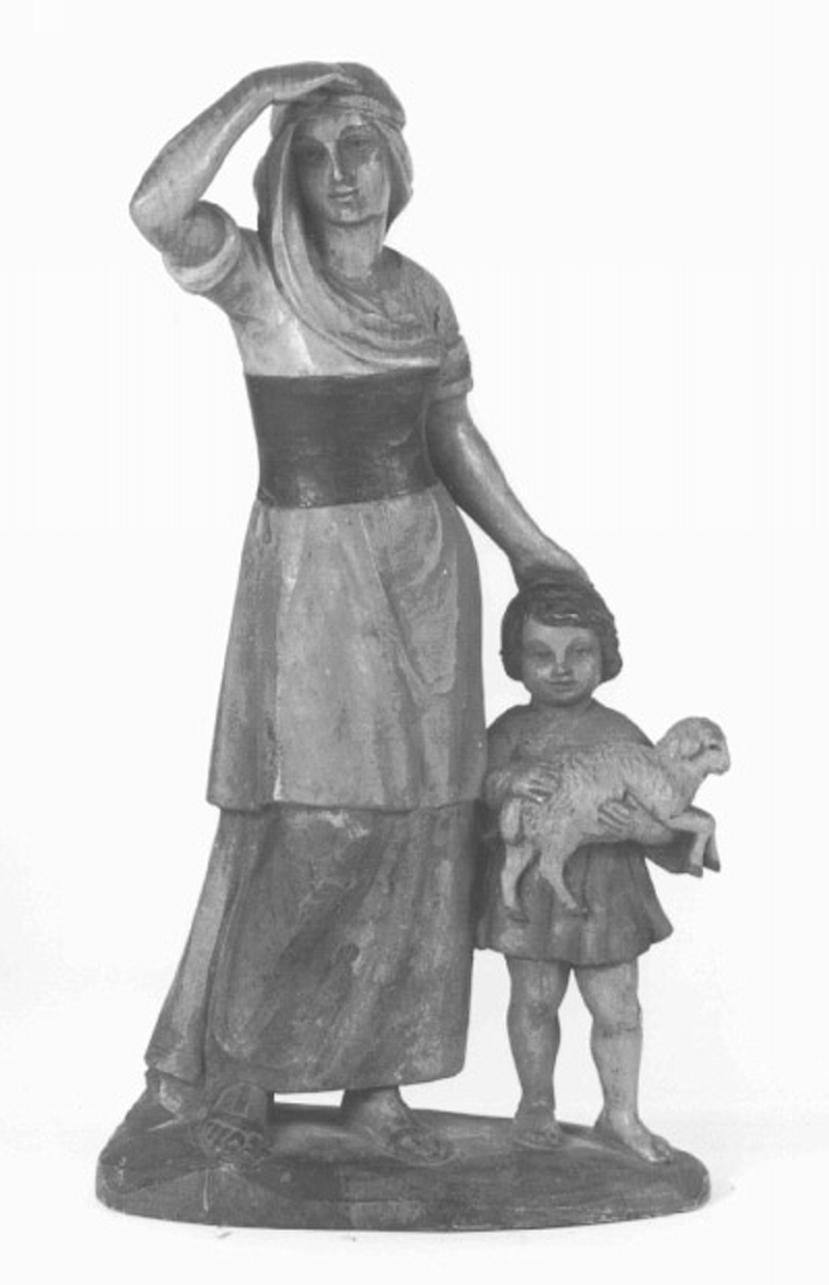 statuetta di presepio, serie - manifattura del Trentino Alto Adige (sec. XX)