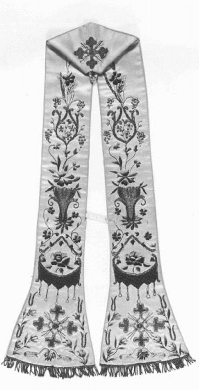 stola - ambito veneto (sec. XIX)