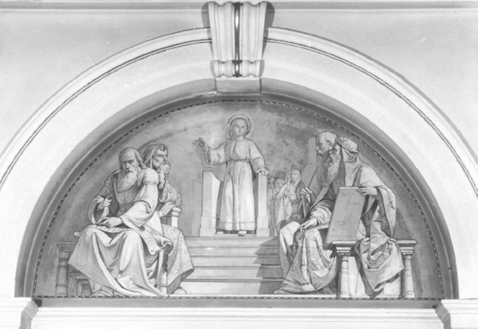 disputa di Gesù con i dottori nel tempio (dipinto) di Pitacco Rocco (sec. XIX)