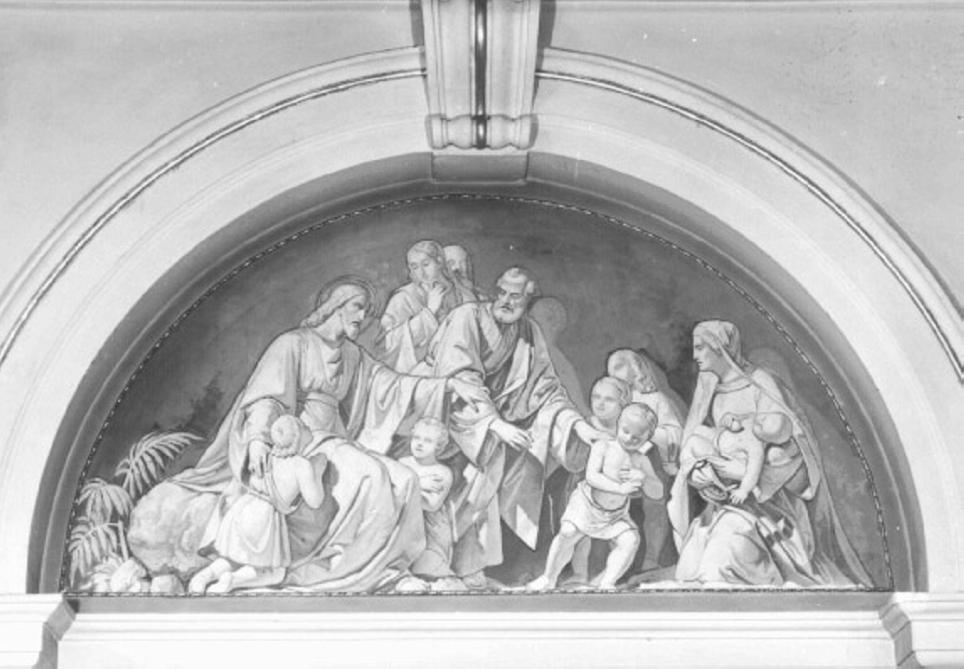 Cristo benedice i fanciulli (dipinto) di Pitacco Rocco (sec. XIX)
