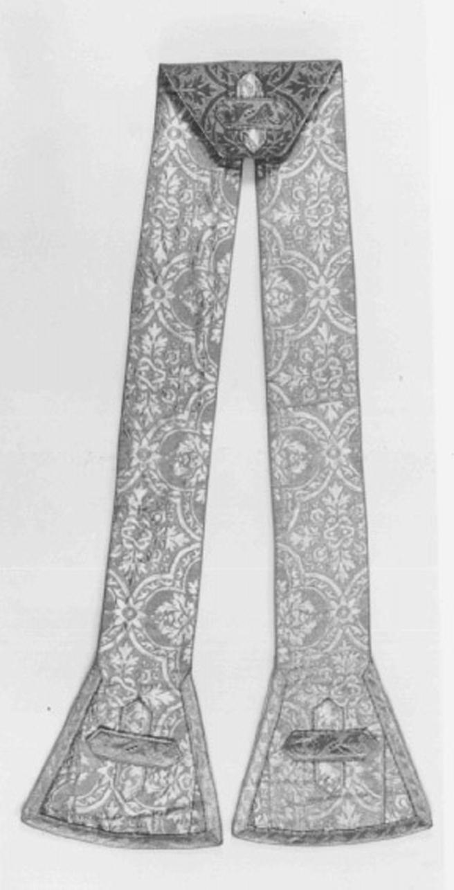 stola, elemento d'insieme - ambito veneto (secondo quarto sec. XX)