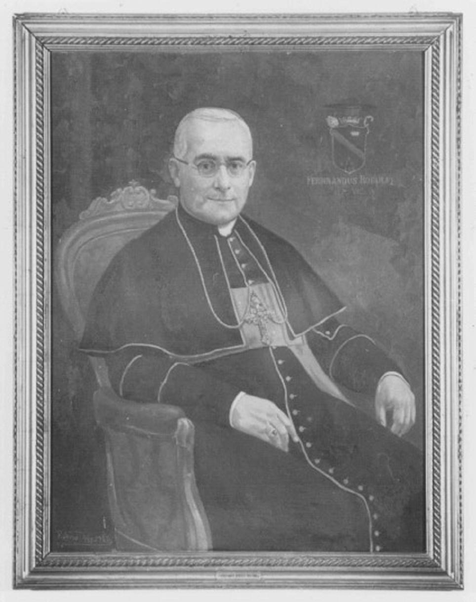 ritratto di ecclesiastico (dipinto) di Noro Francesco (sec. XX)