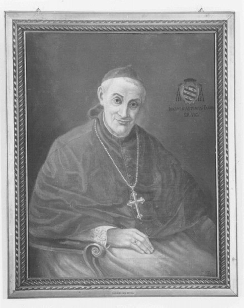 ritratto di ecclesiastico (dipinto) di Noro Francesco (sec. XX)