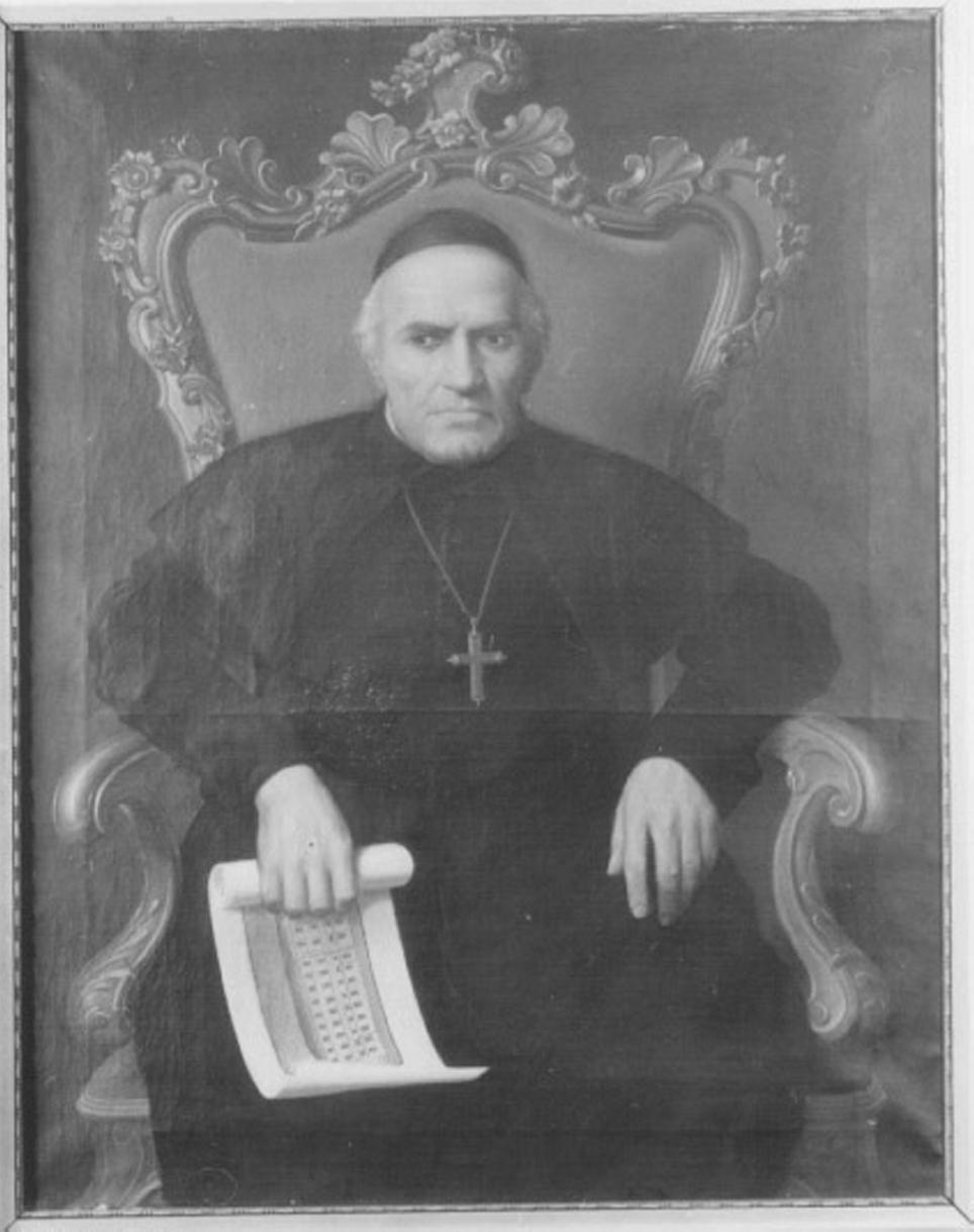 ritratto d'uomo (dipinto) - ambito vicentino (terzo quarto sec. XIX)