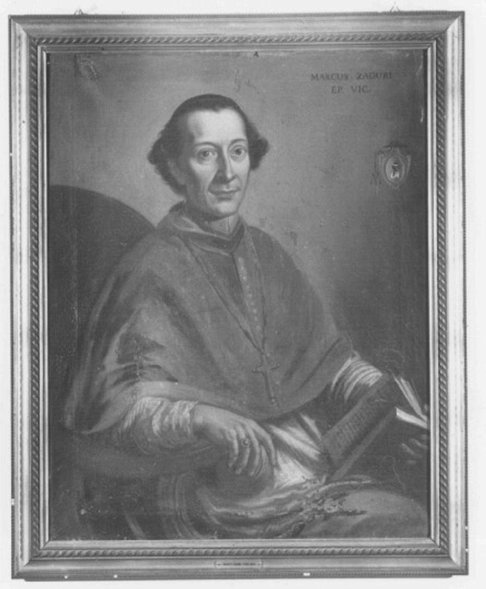 ritratto di ecclesiastico (dipinto) - ambito vicentino (secc. XVIII/ XIX)