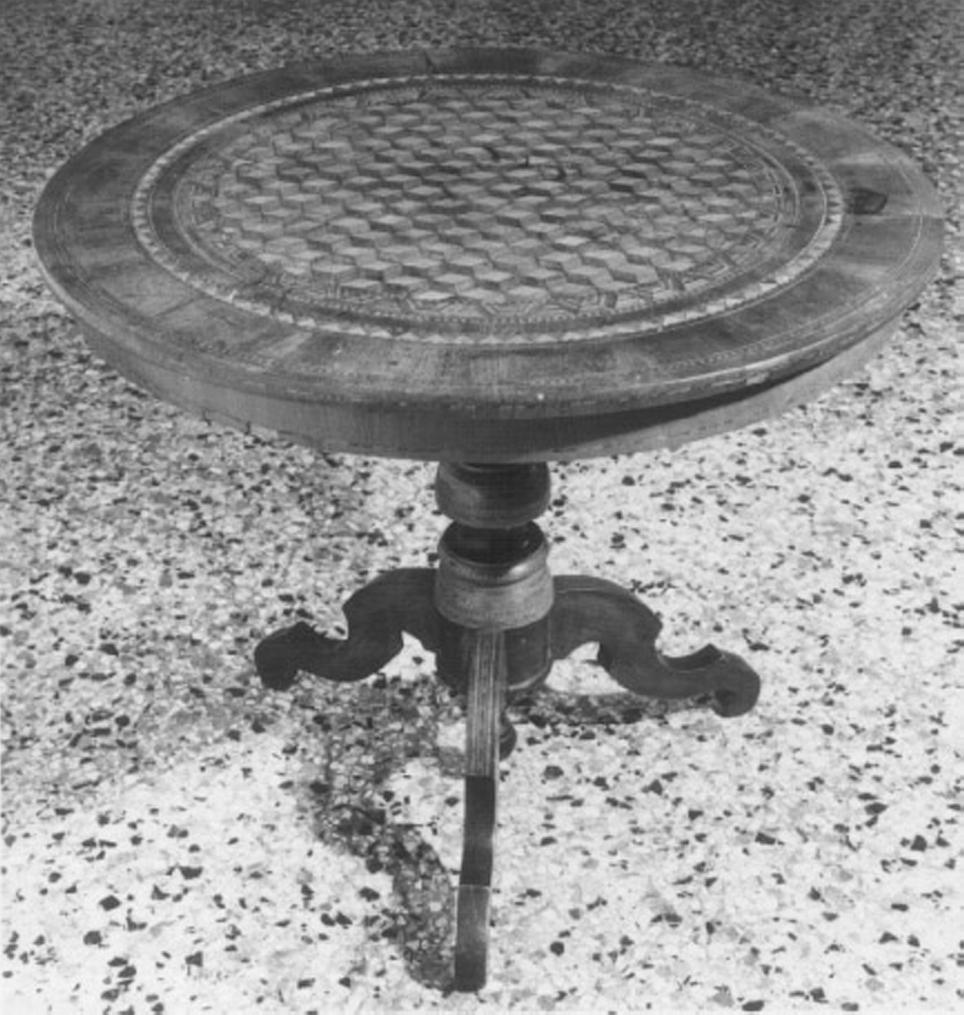 tavolo - ambito veneto (sec. XIX)