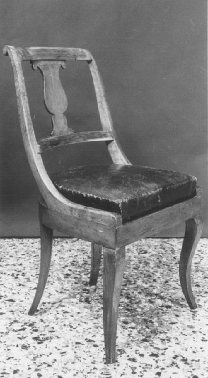 sedia - ambito veneto (inizio sec. XIX)