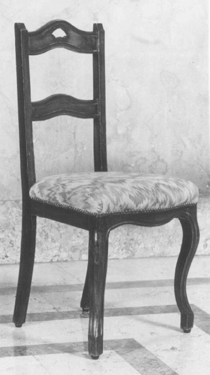 sedia - ambito veneto (seconda metà sec. XVIII)