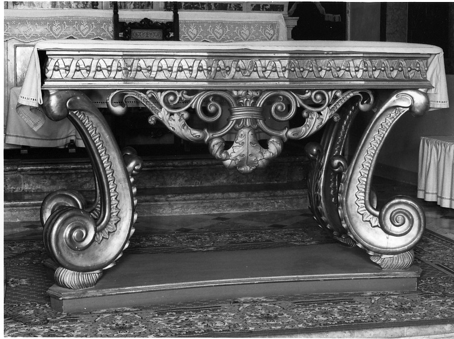 mensa d'altare - ambito veneto (prima metà sec. XIX)