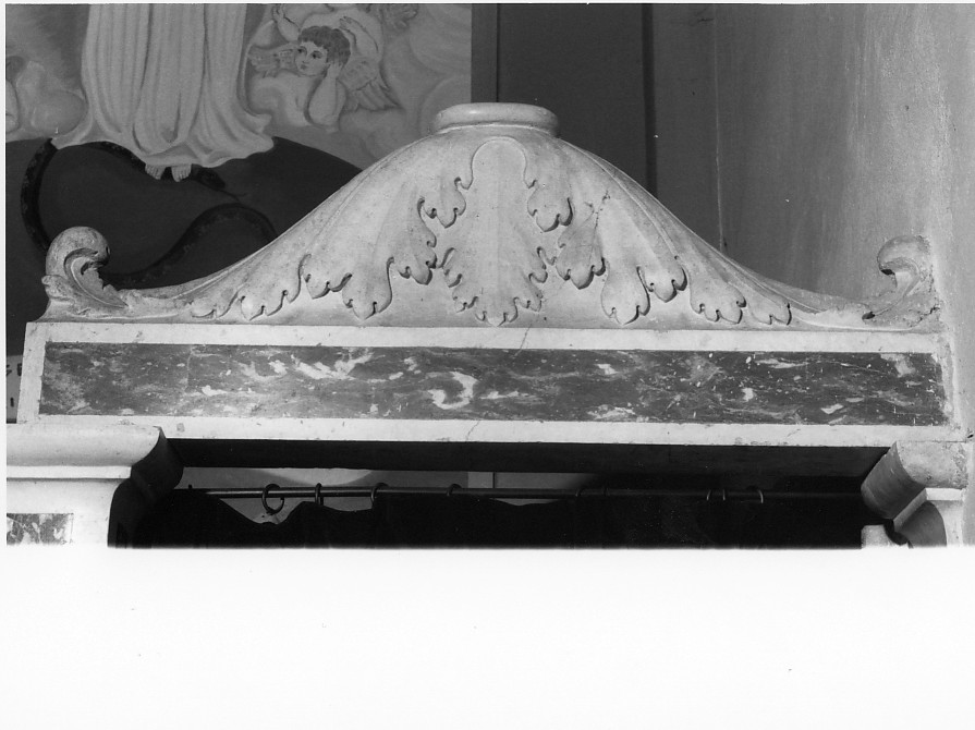 mostra di porta, elemento d'insieme - ambito veronese (seconda metà sec. XVII)