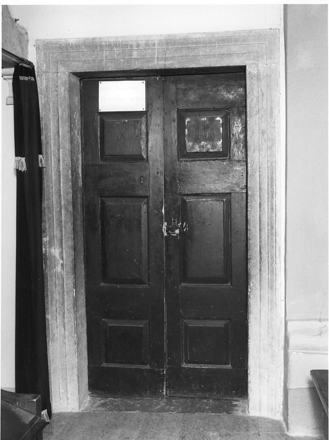 mostra di porta - ambito veronese (sec. XVII)