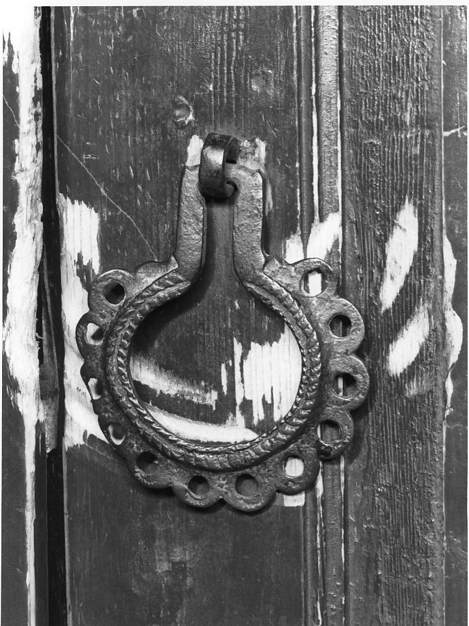 maniglia di porta - ambito veronese (sec. XVII)