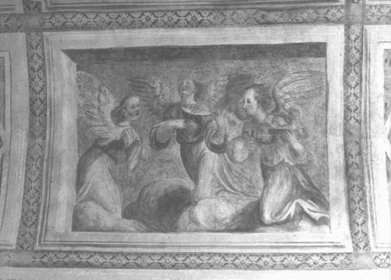 angeli musicanti (dipinto) di Aliprandi Michelangelo (attribuito) (sec. XVI)