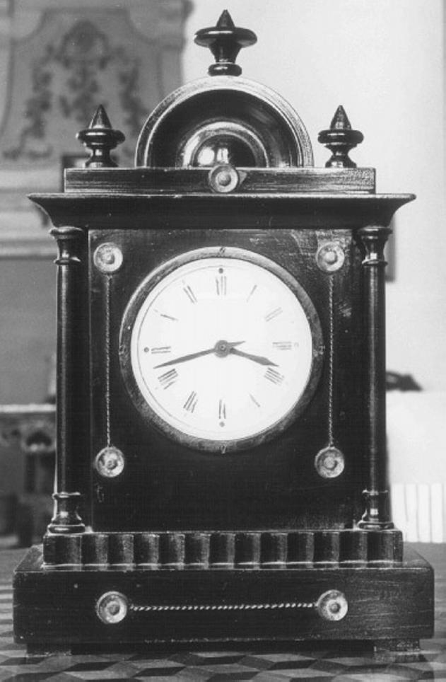 orologio - da tavolo - produzione vicentina (sec. XIX)