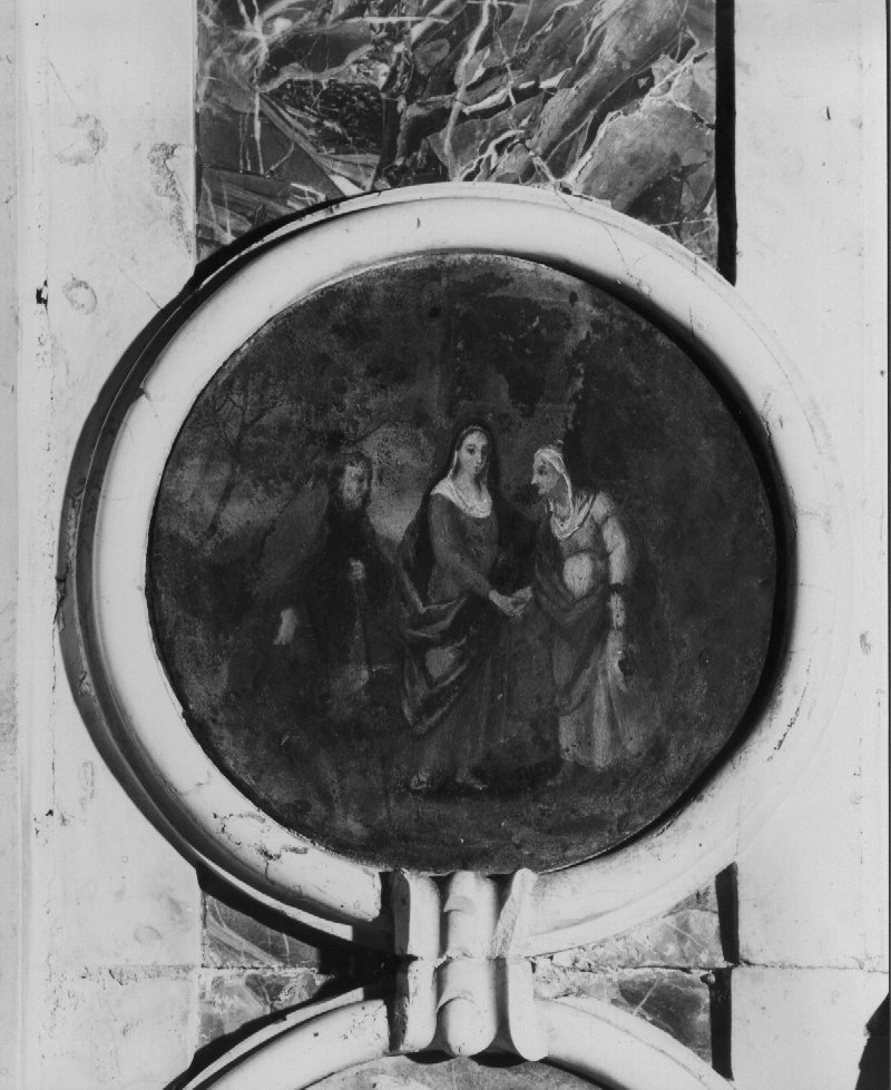 Maria Vergine in casa di Sant'Elisabetta (dipinto) - ambito veneto (sec. XVIII)