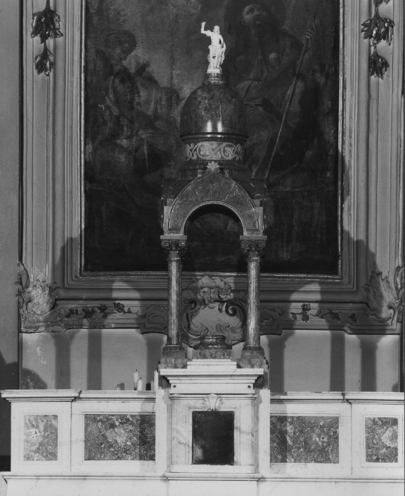 tabernacolo - ambito veneto (seconda metà sec. XIX)