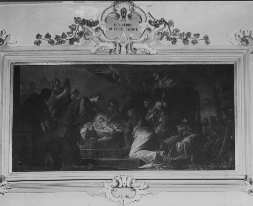 natività di Gesù (dipinto) di Balante Francesco (attribuito) (sec. XVIII)