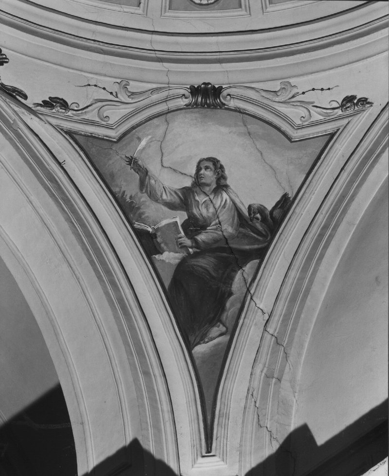 San Giovanni Evangelista (dipinto) di Ciesa Giacomo (sec. XVIII)