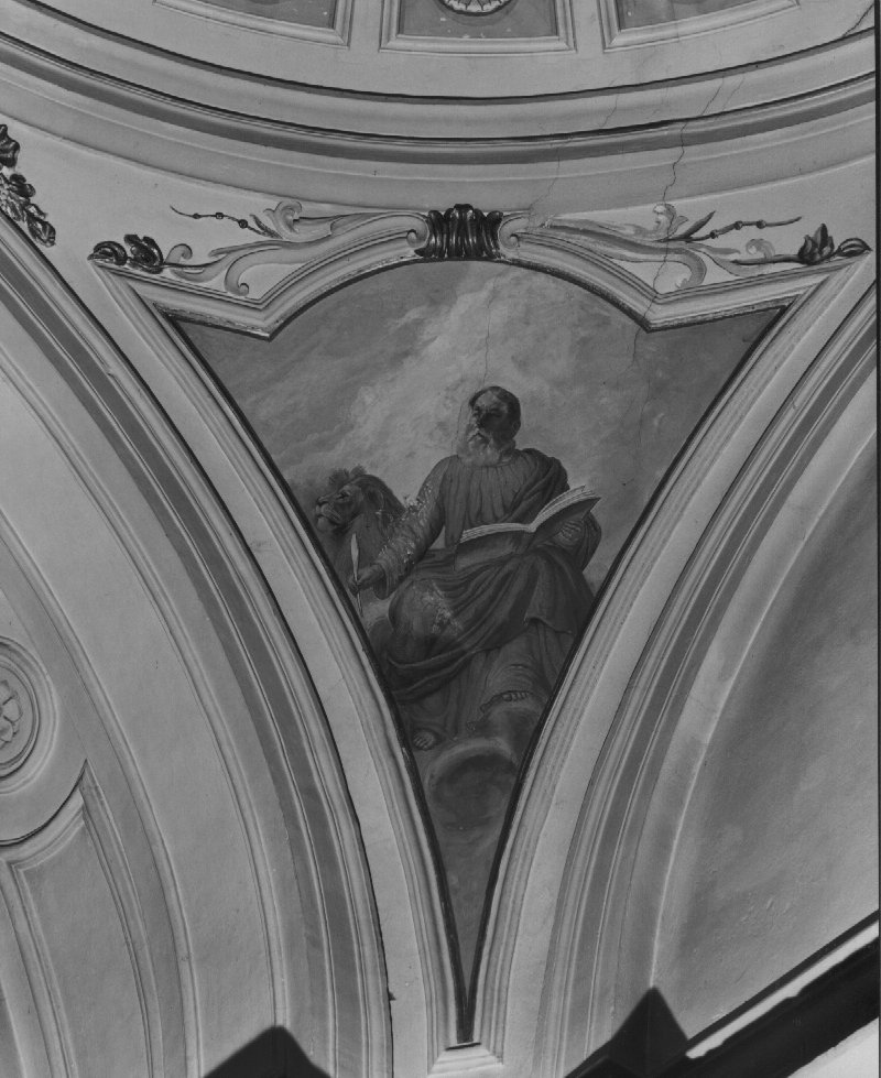 San Marco Evangelista (dipinto) di Ciesa Giacomo (sec. XVIII)