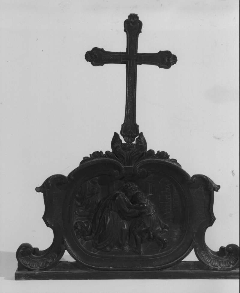 ritorno del figliol prodigo (rilievo) - ambito veneto (seconda metà sec. XIX)