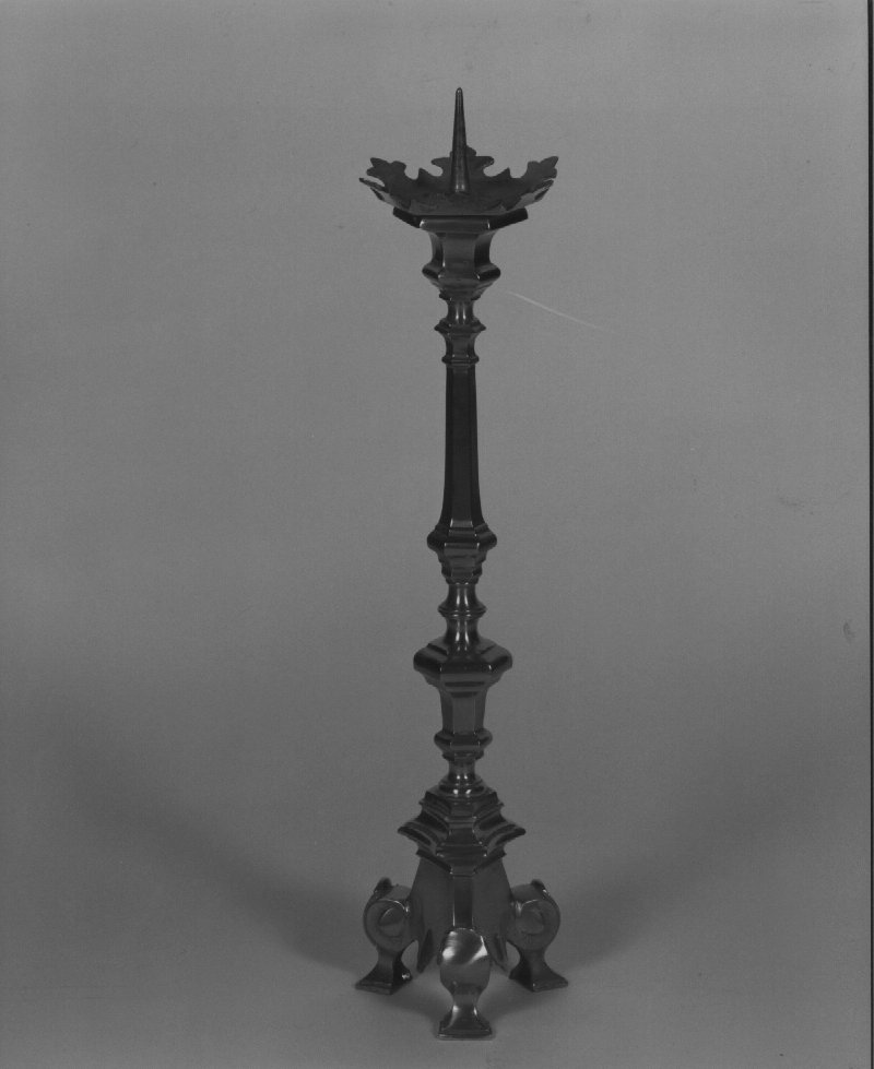 candeliere - ambito veneto (seconda metà sec. XIX)